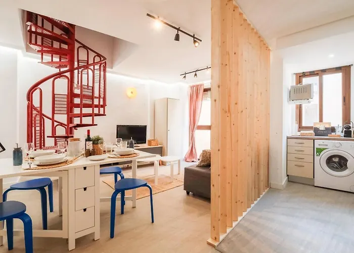 Atico Cierzo | Nuevo Duplex Terraza | Wifi | 1 Br Apartmán *