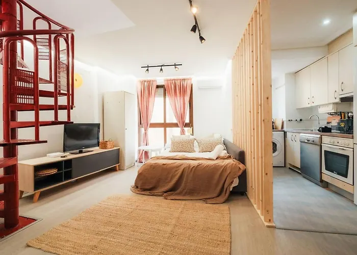 Atico Cierzo | Nuevo Duplex Terraza | Wifi | 1 Br Zaragoza